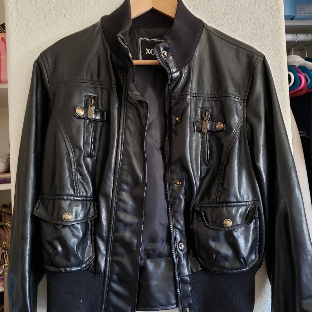 Black Pleather Jacket